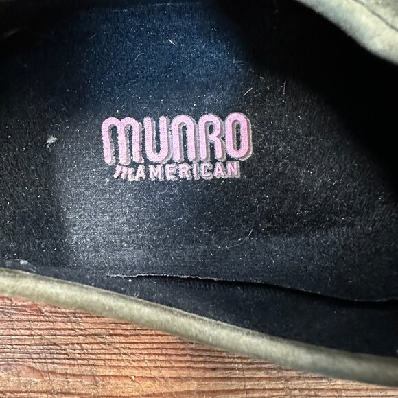 Munro American Women Olive Lace Up Leather Comfort Shoes 7 - Picture 11 of 12